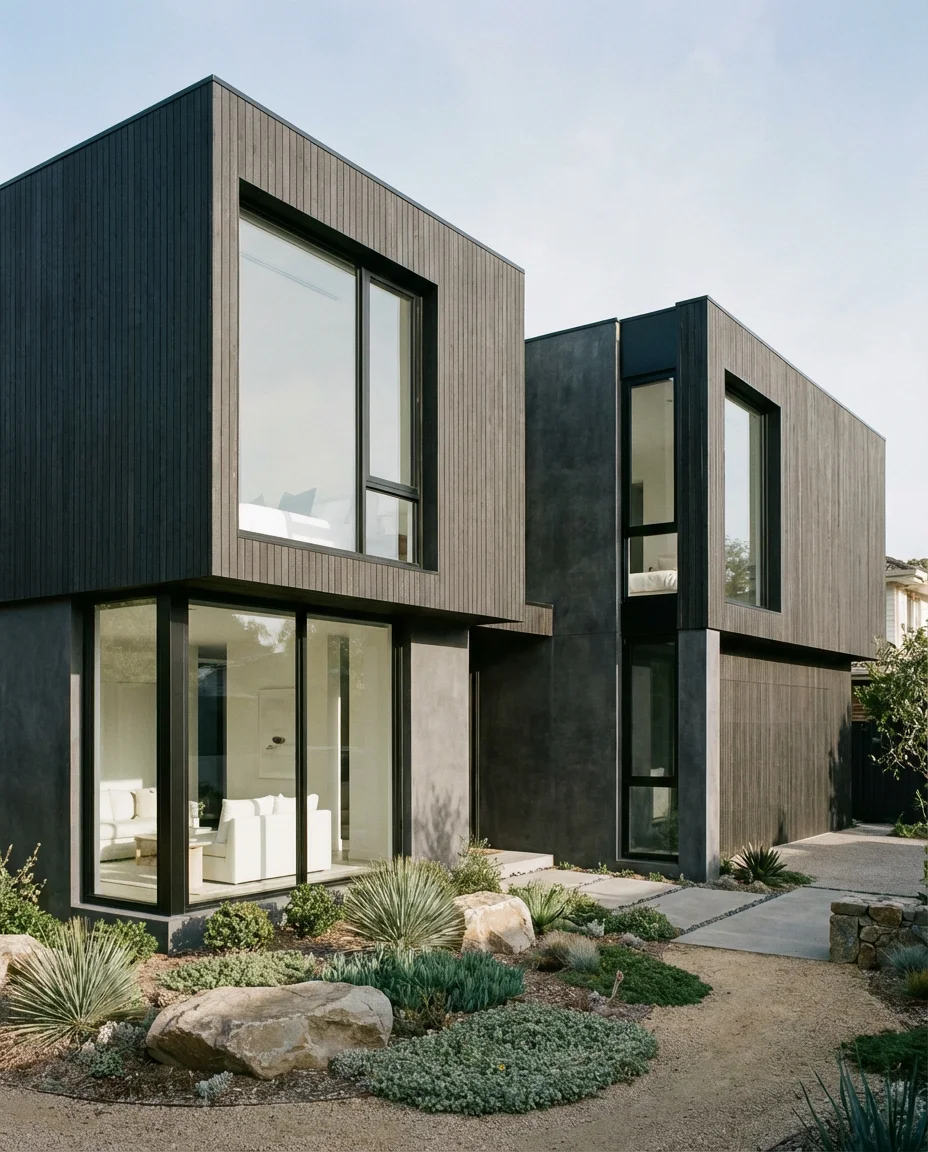 Dark Exterior on a Bloxburg-Inspired Build 1