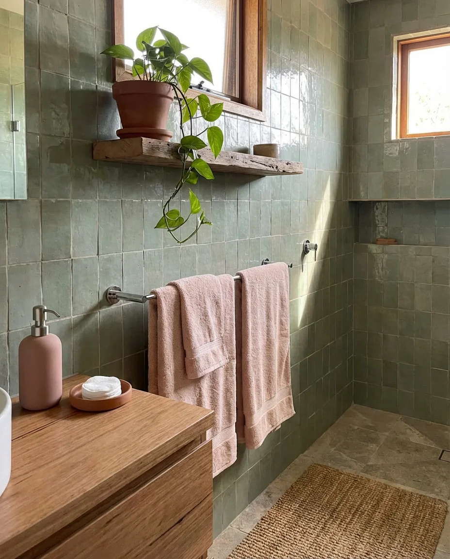 Dusky Rose Wainscoting 1