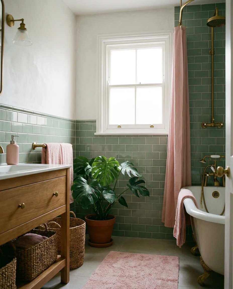 Dusky Rose Wainscoting 2