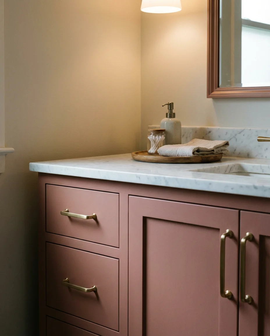 Dusty Rose Vanity Statement 1