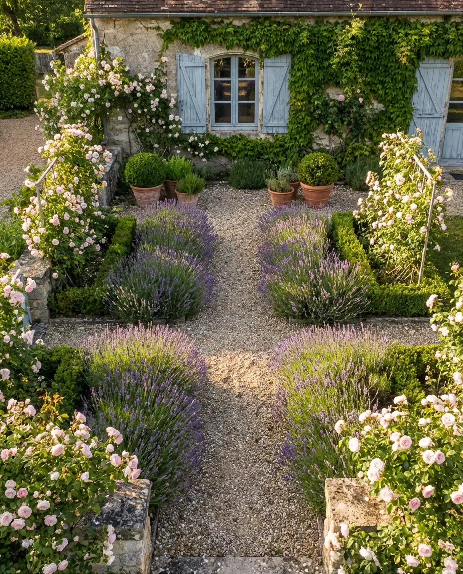 French Country Cottage Front Yard 2
