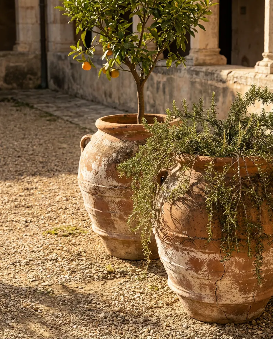 French Country Terracotta Pot Arrangement 2