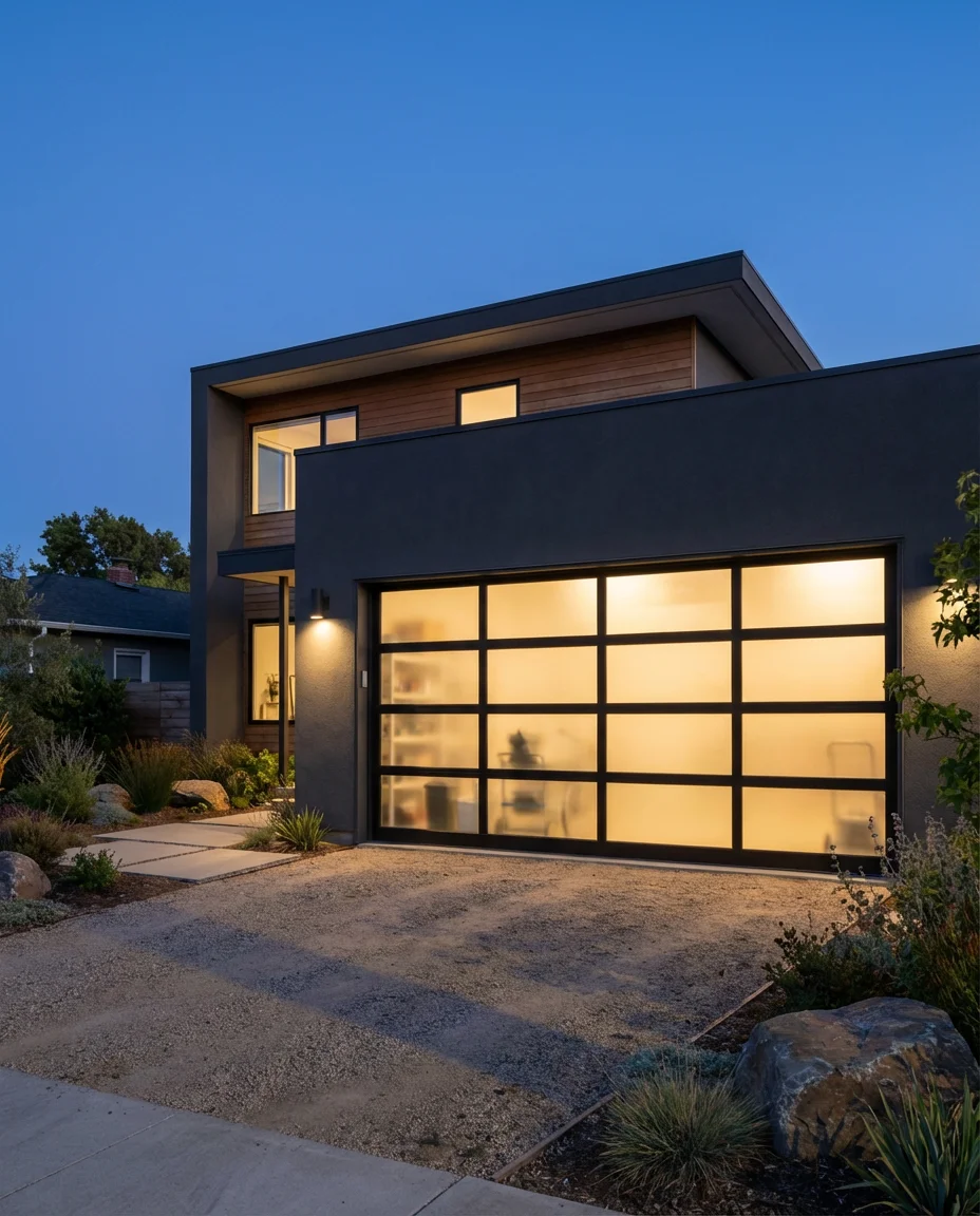 Full Glass and Aluminum Contemporary Door 1