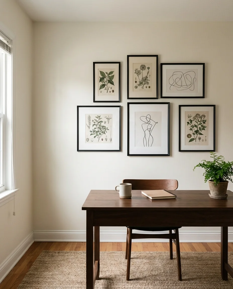 Gallery Wall Energy for a Professional Workspace 1