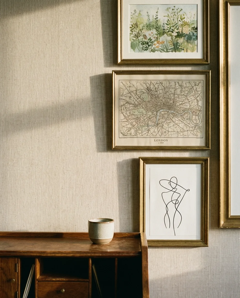 Gallery Wall Energy for a Professional Workspace 2