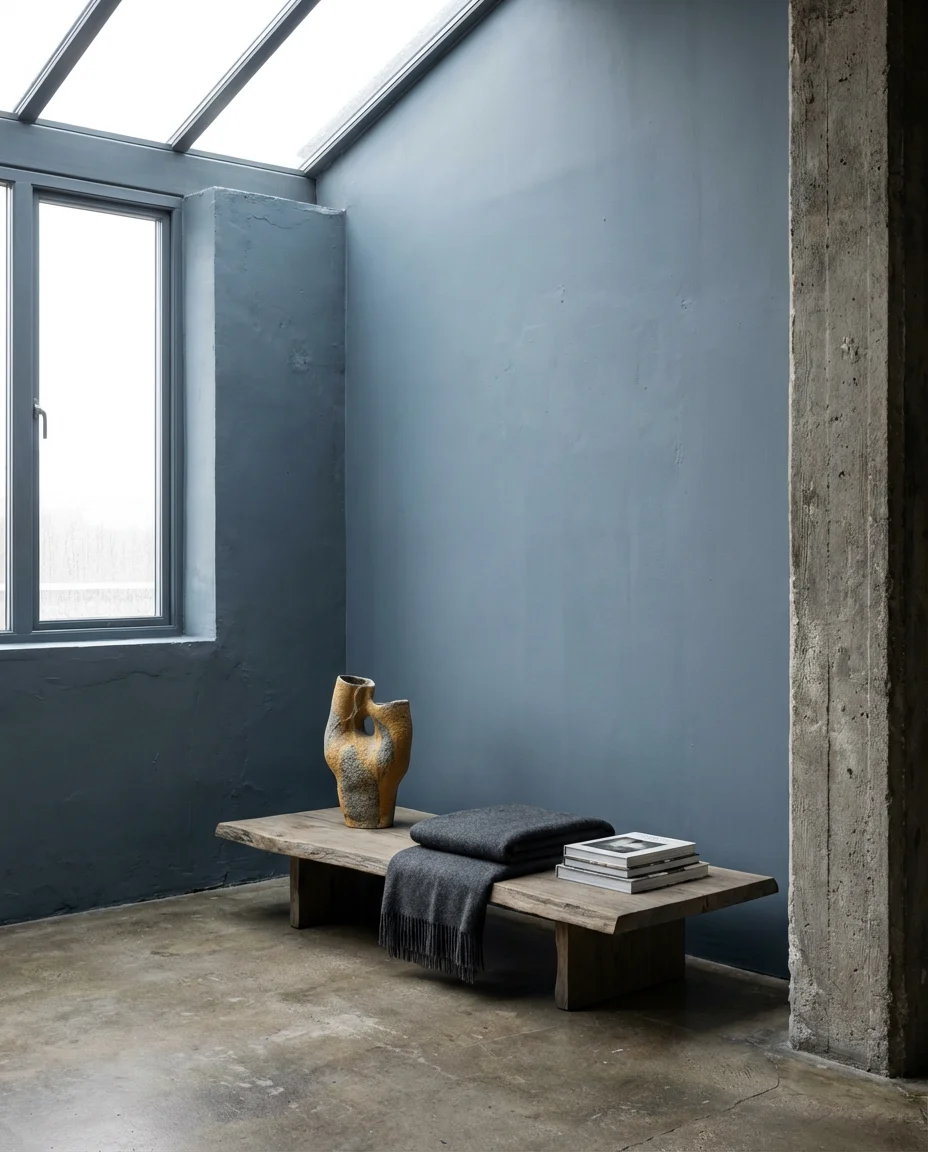 Gray and Blue Sophisticated Modern Loft 2