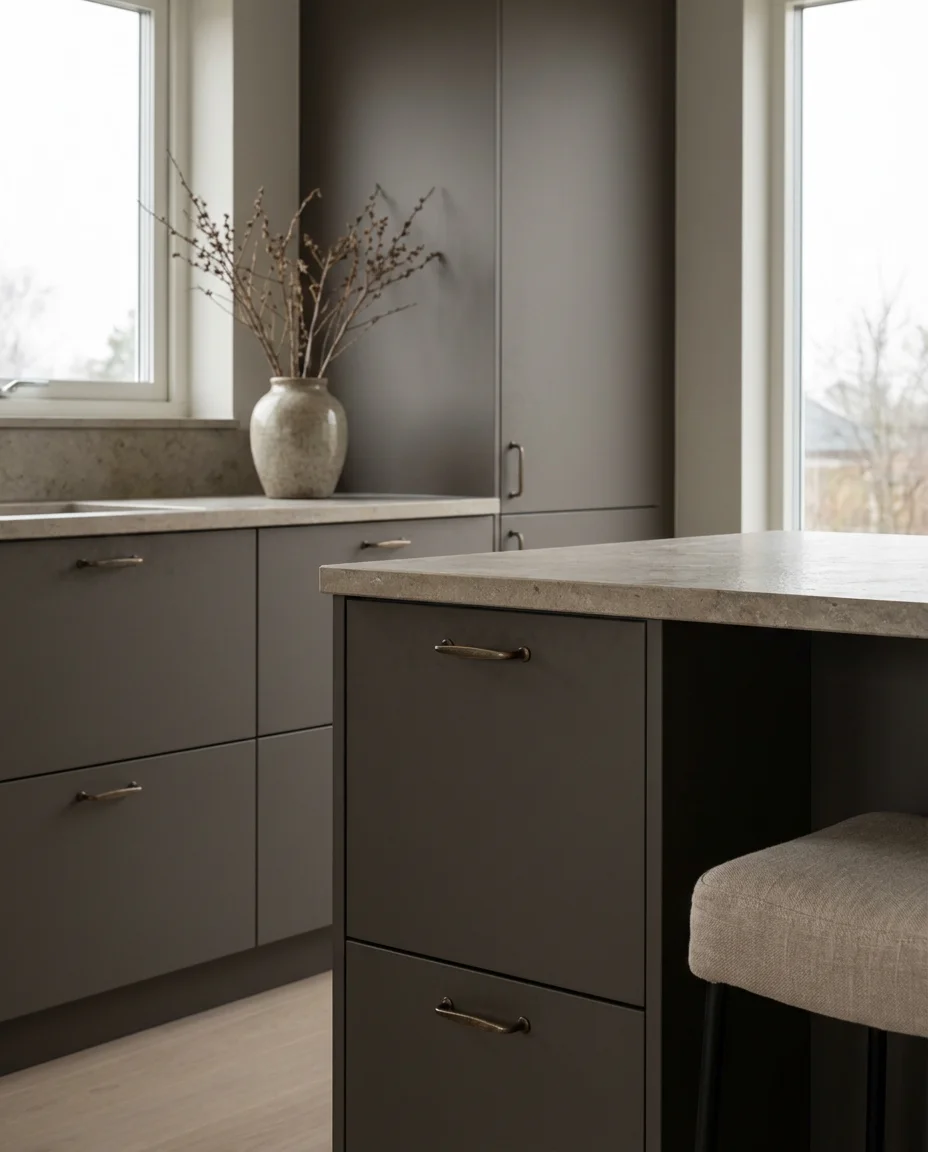 Grey Kitchen With Layered Texture 1