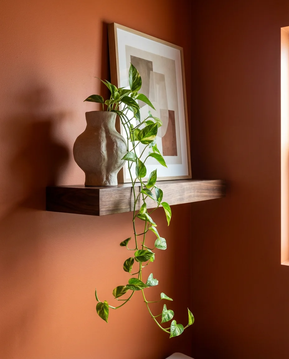 Half Bath Shelf Styling on a Budget 1