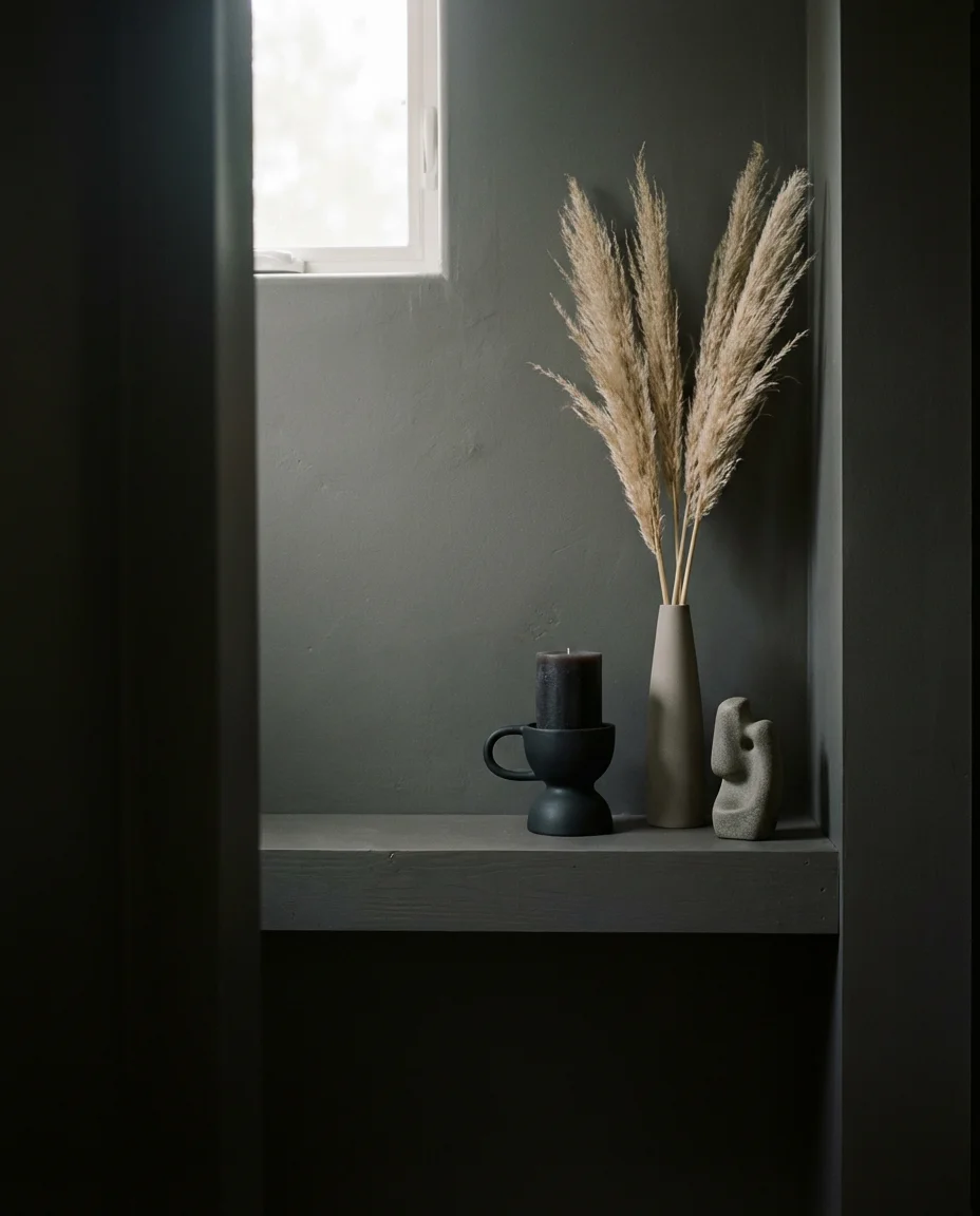 Half Bath Shelf Styling on a Budget 2