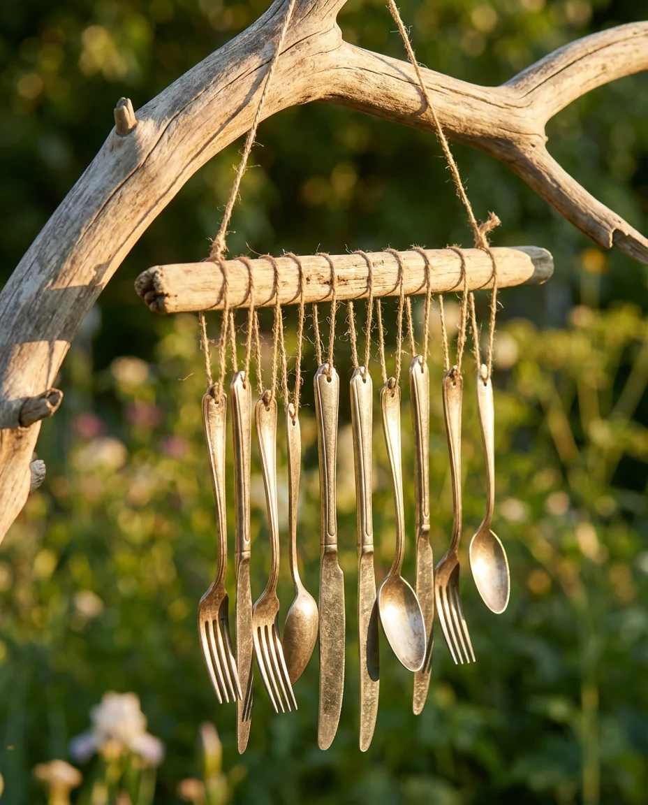 Homemade Wind Chime Installation 2