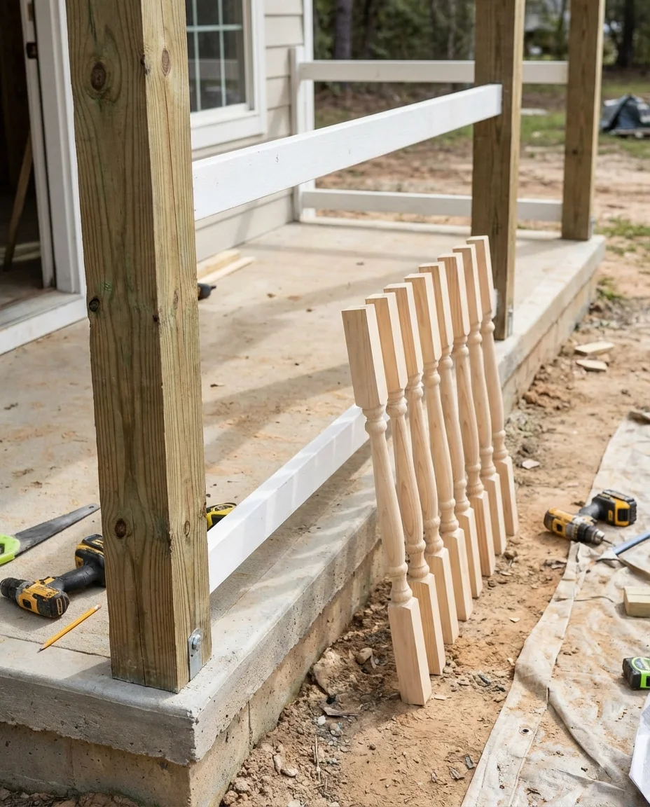 How to Build a Simple Wood Railing Step by Step 1