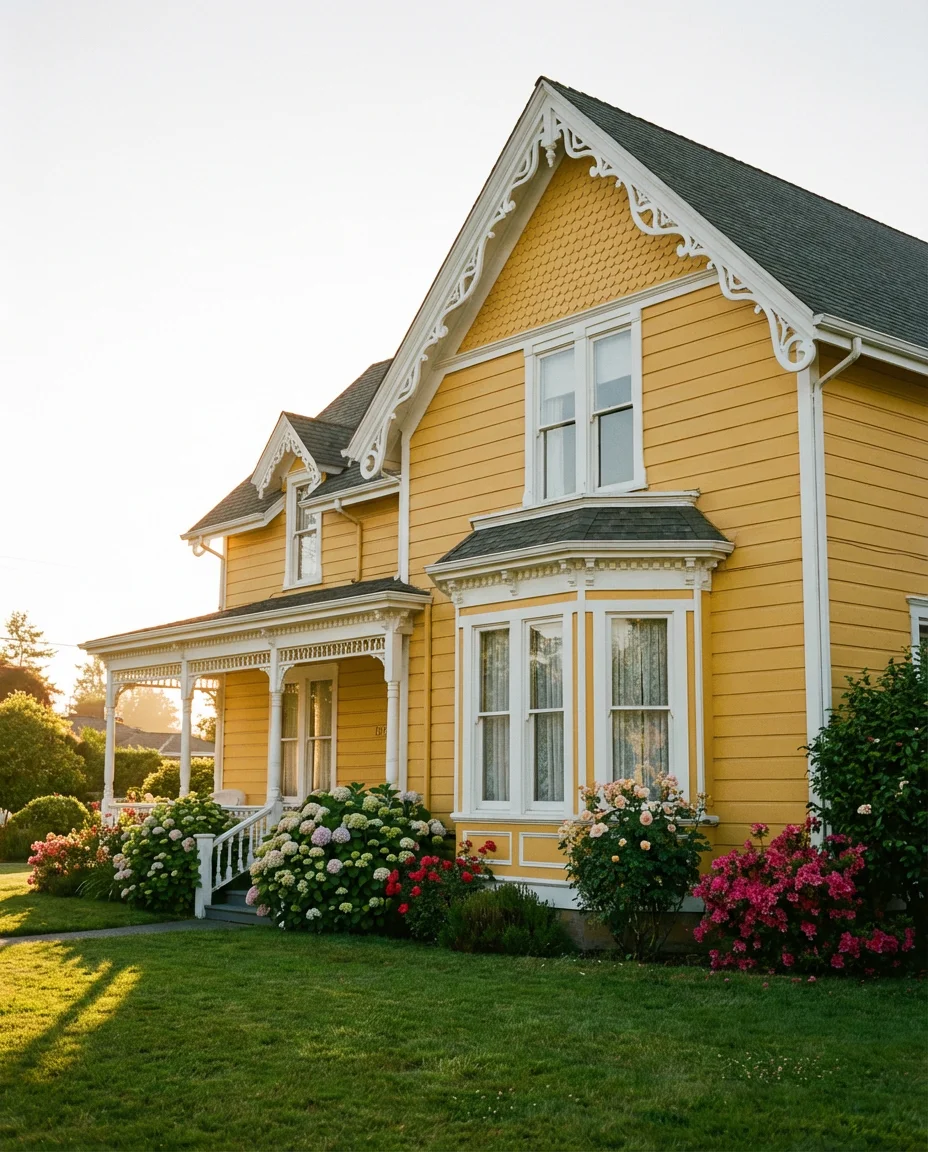 India Inspired Saffron Yellow Exterior 2