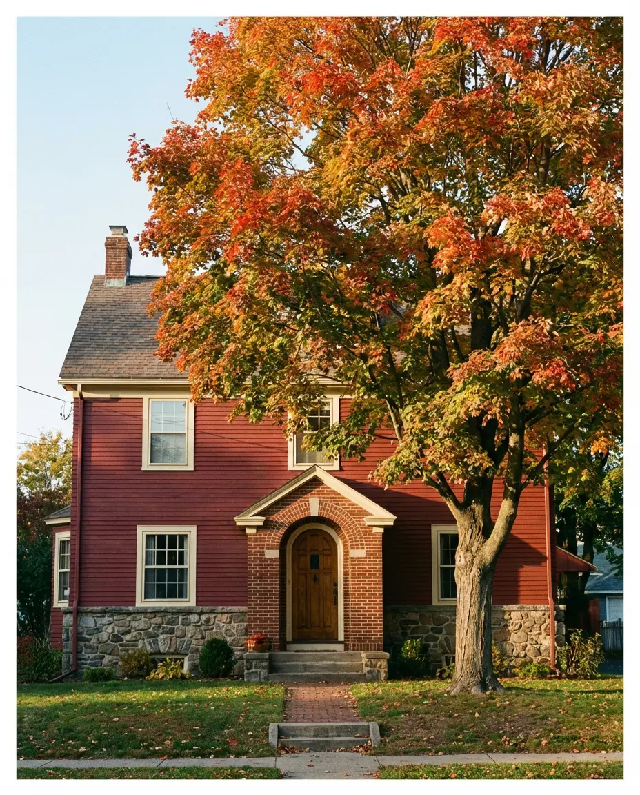 Indian Red with Stone Details 1