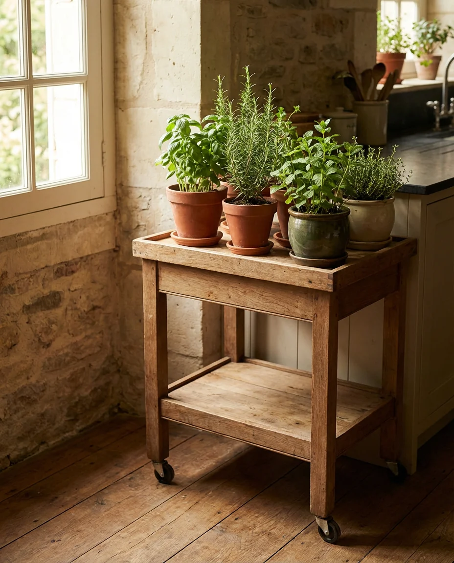 Indoor Potted Herb Garden 1