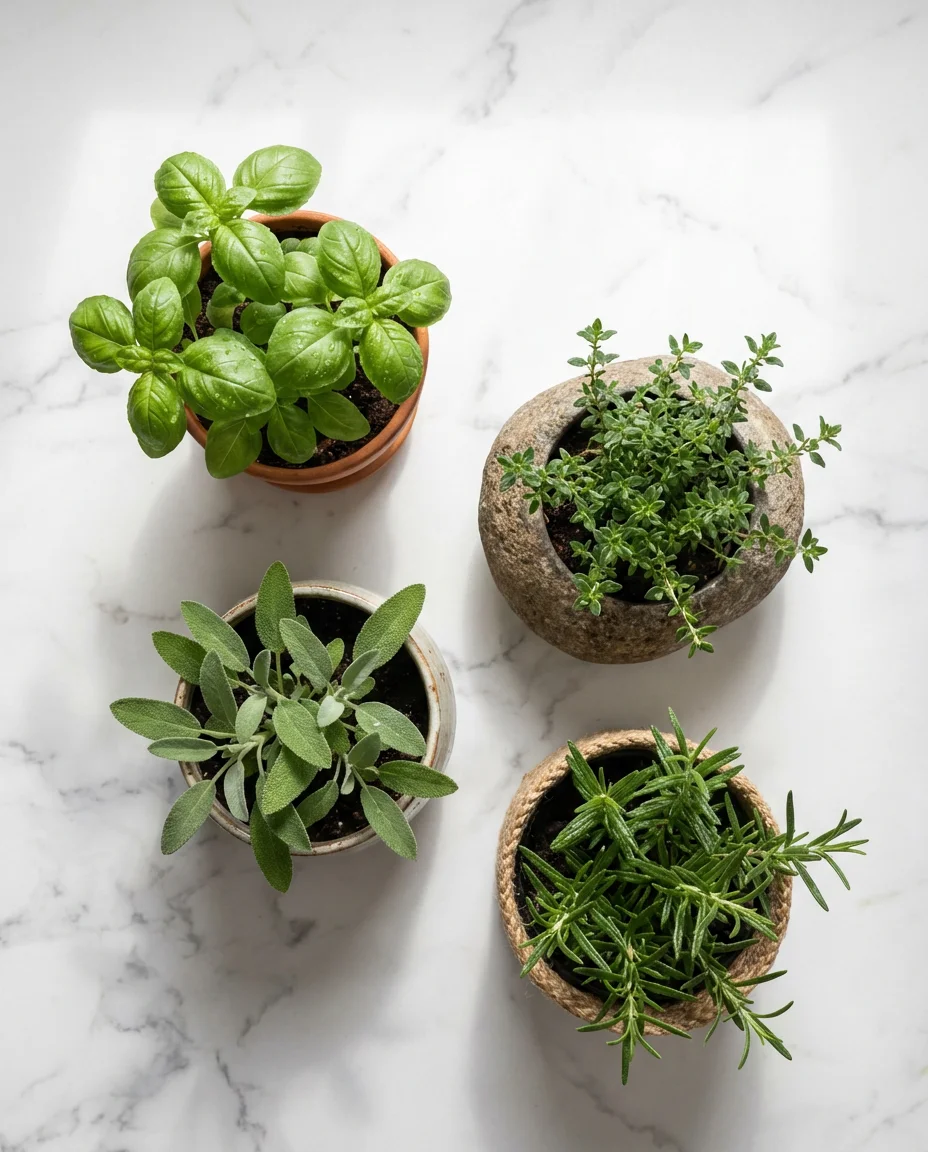 Indoor Potted Herb Garden 2