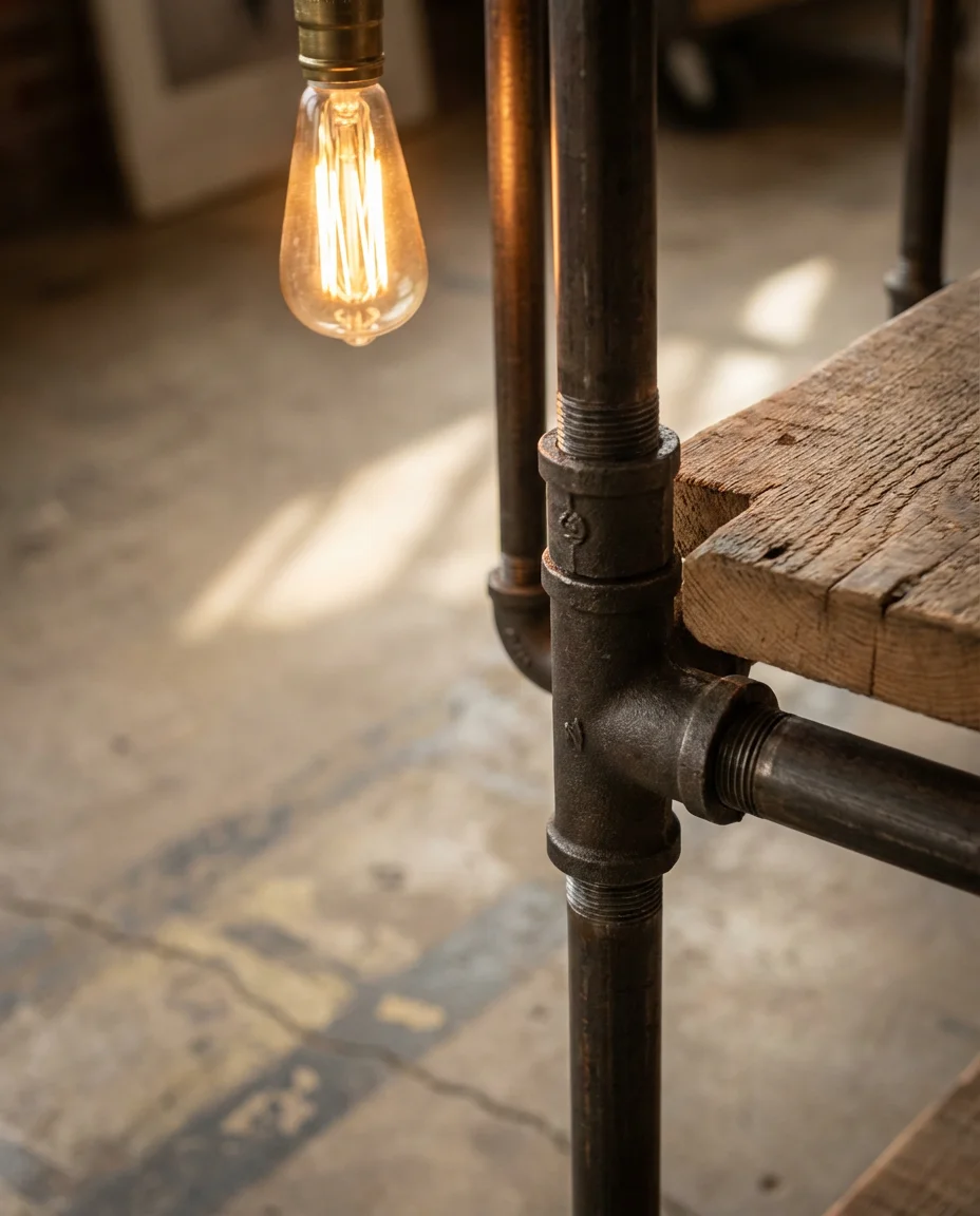 Industrial Pipe Bunk Beds for Loft Apartments 2