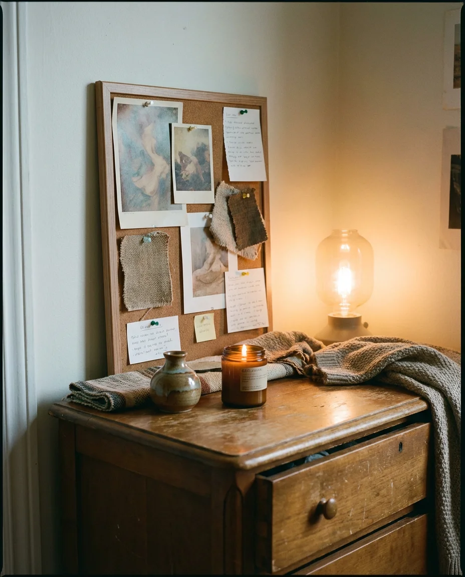 Inspo Board Dresser Corner with Mood Lighting 1
