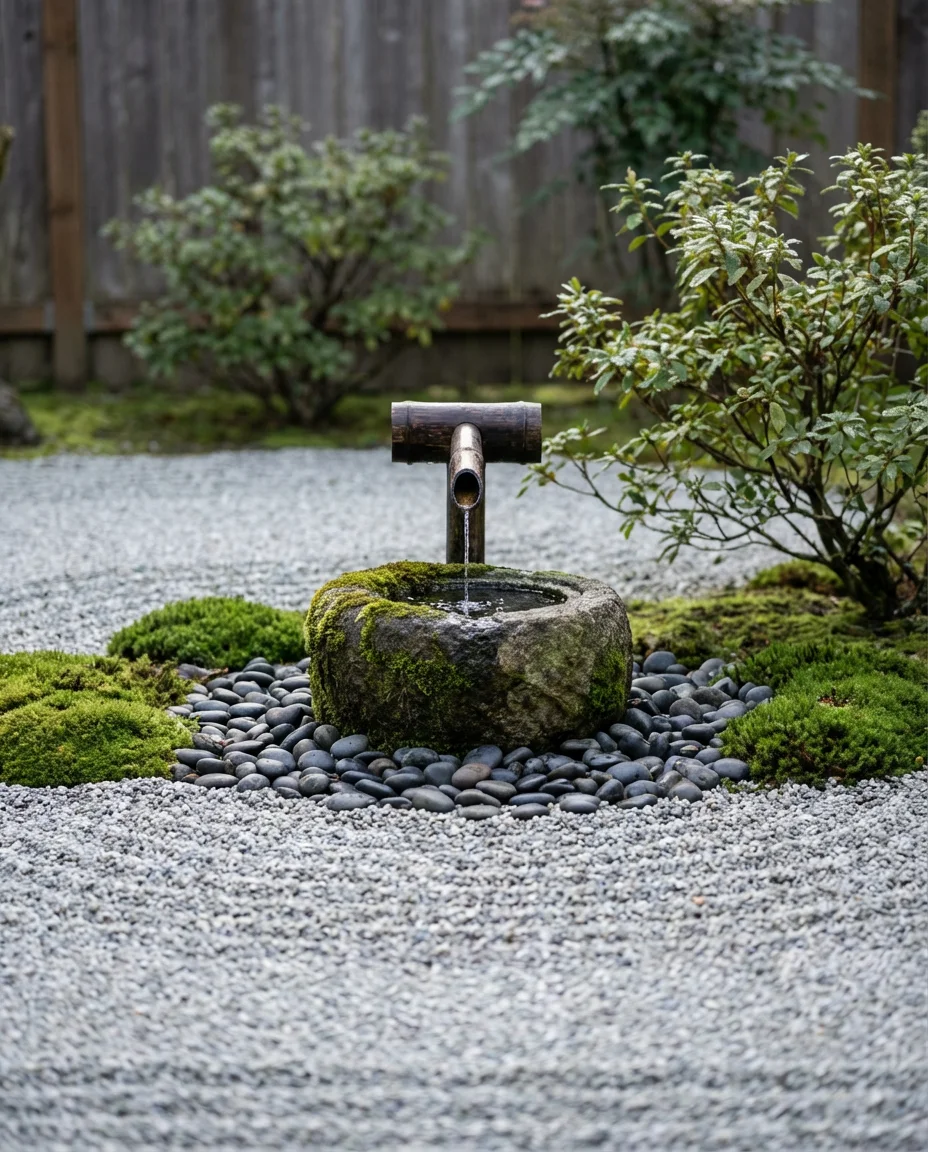 Japanese Zen Stone Garden Corner 2