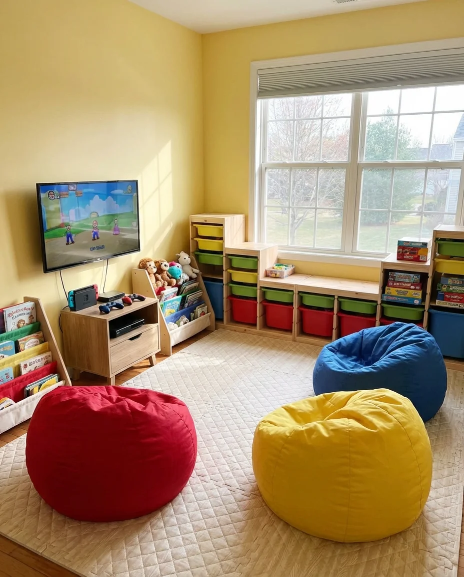 Kids' Colorful Gaming Playroom 1