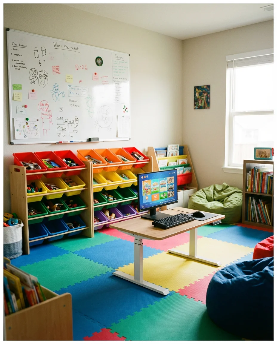 Kids' Colorful Gaming Playroom 2