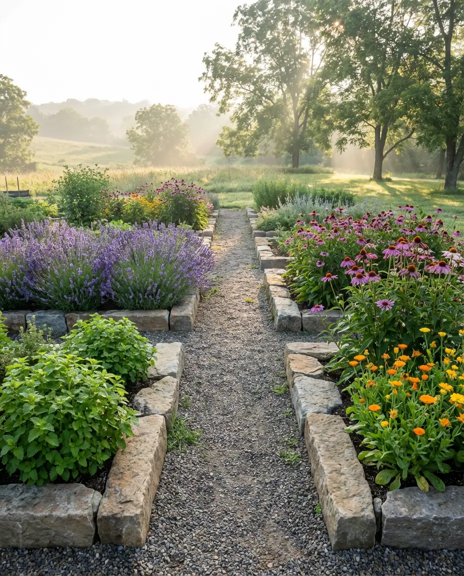 Medicinal Herb Garden Layout 1