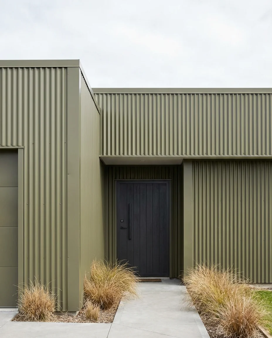 Metal Siding on a Modern House for an Industrial Edge 1
