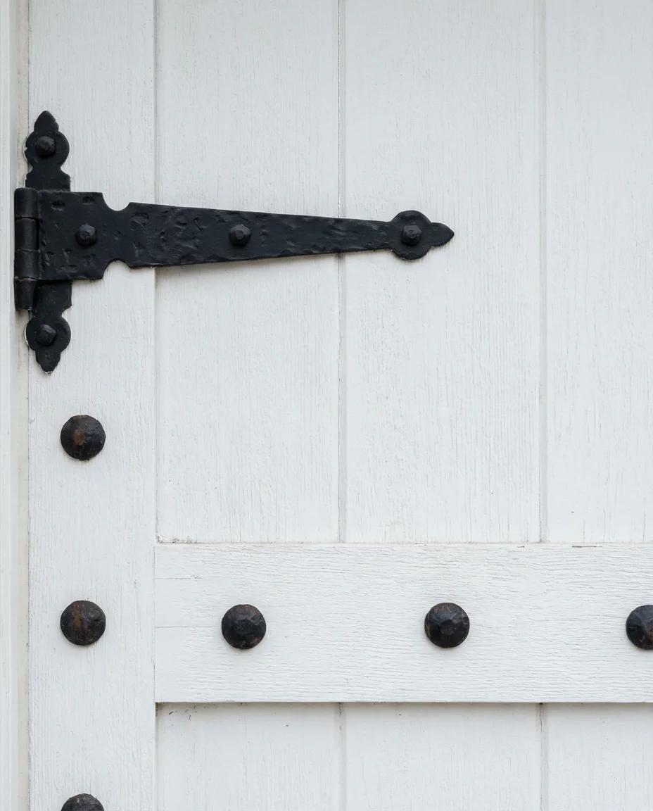 Modern Farmhouse with Black Carriage Hardware 2