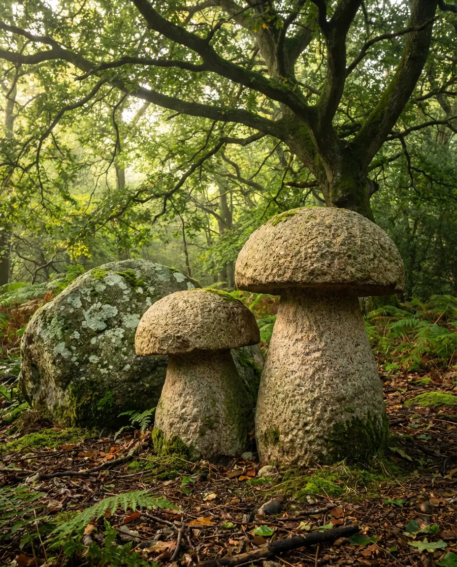 Mushroom Garden Sculptures 2