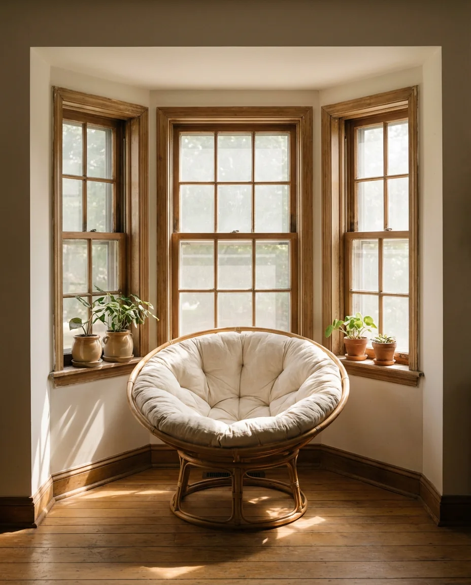 Nook Decor Ideas Built Around a Papasan Chair 2