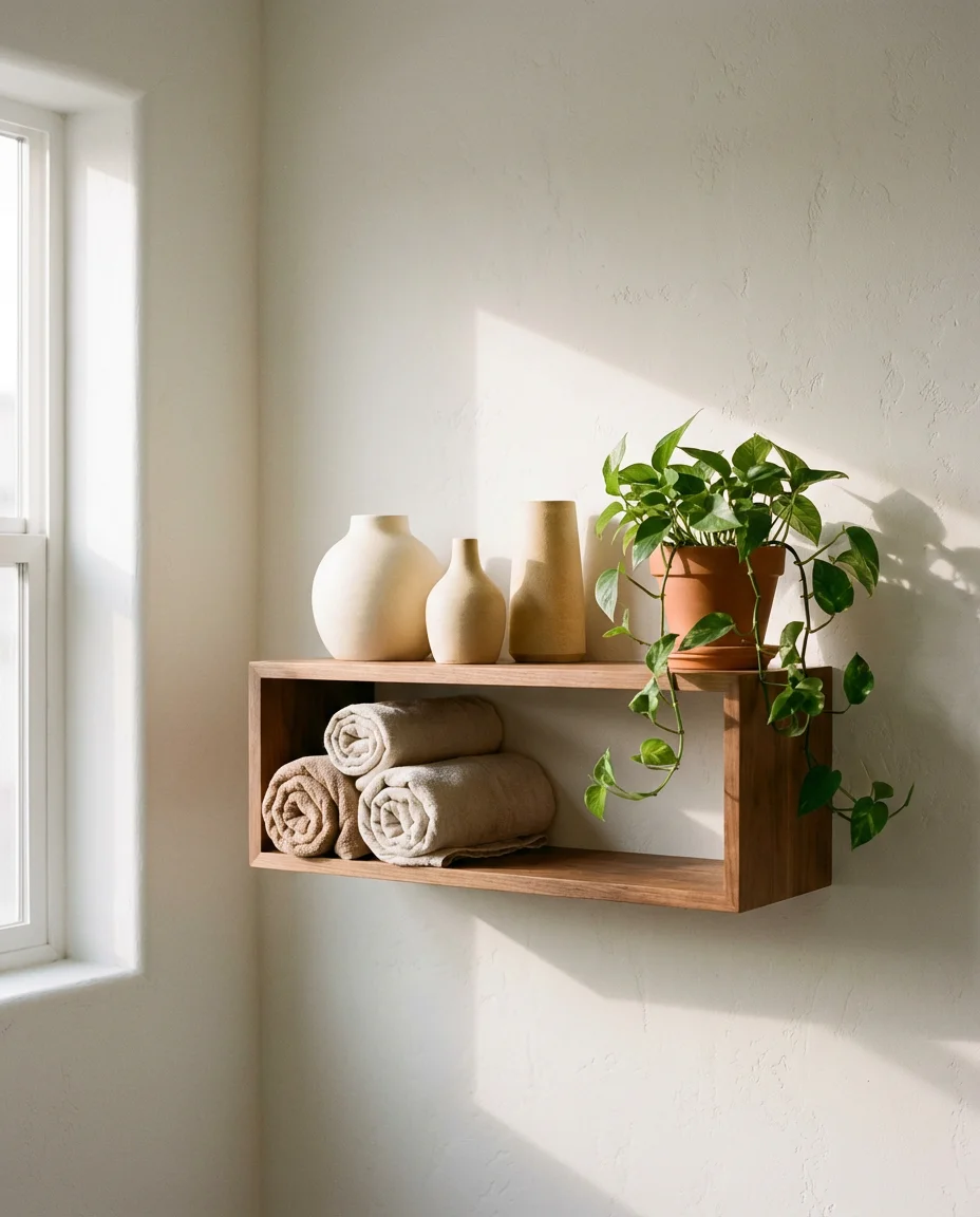 Organic Modern Open Shelving 1