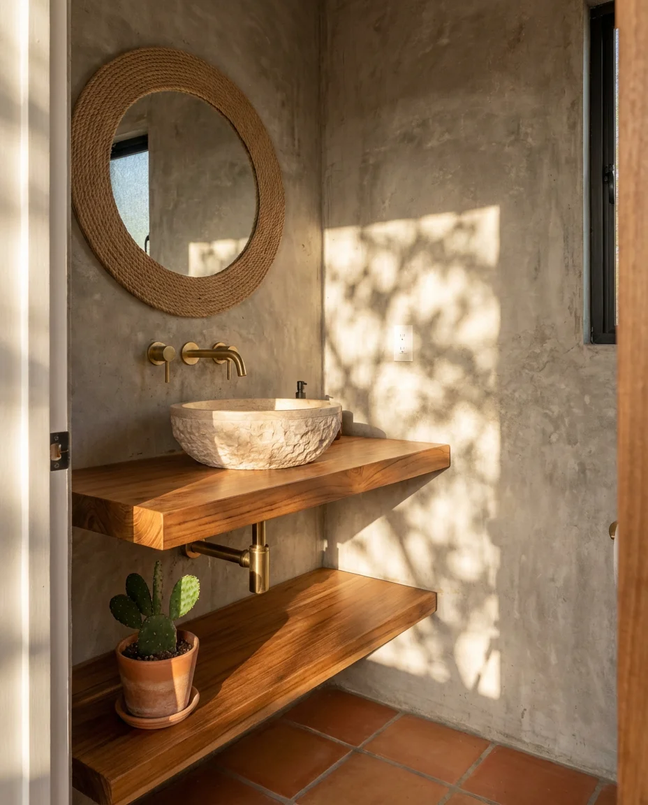 Organic Modern with Warm Wood Tones 2