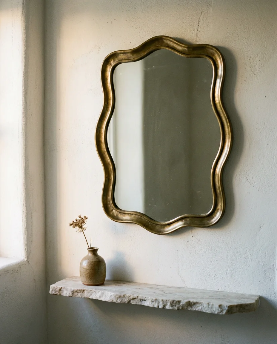 Organic Shapes in Mirrors and Fixtures 1