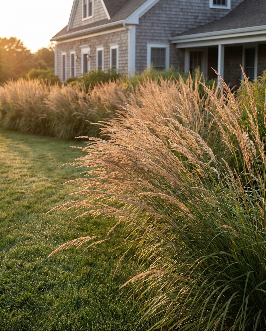 Ornamental Grass Front Yard Design 1