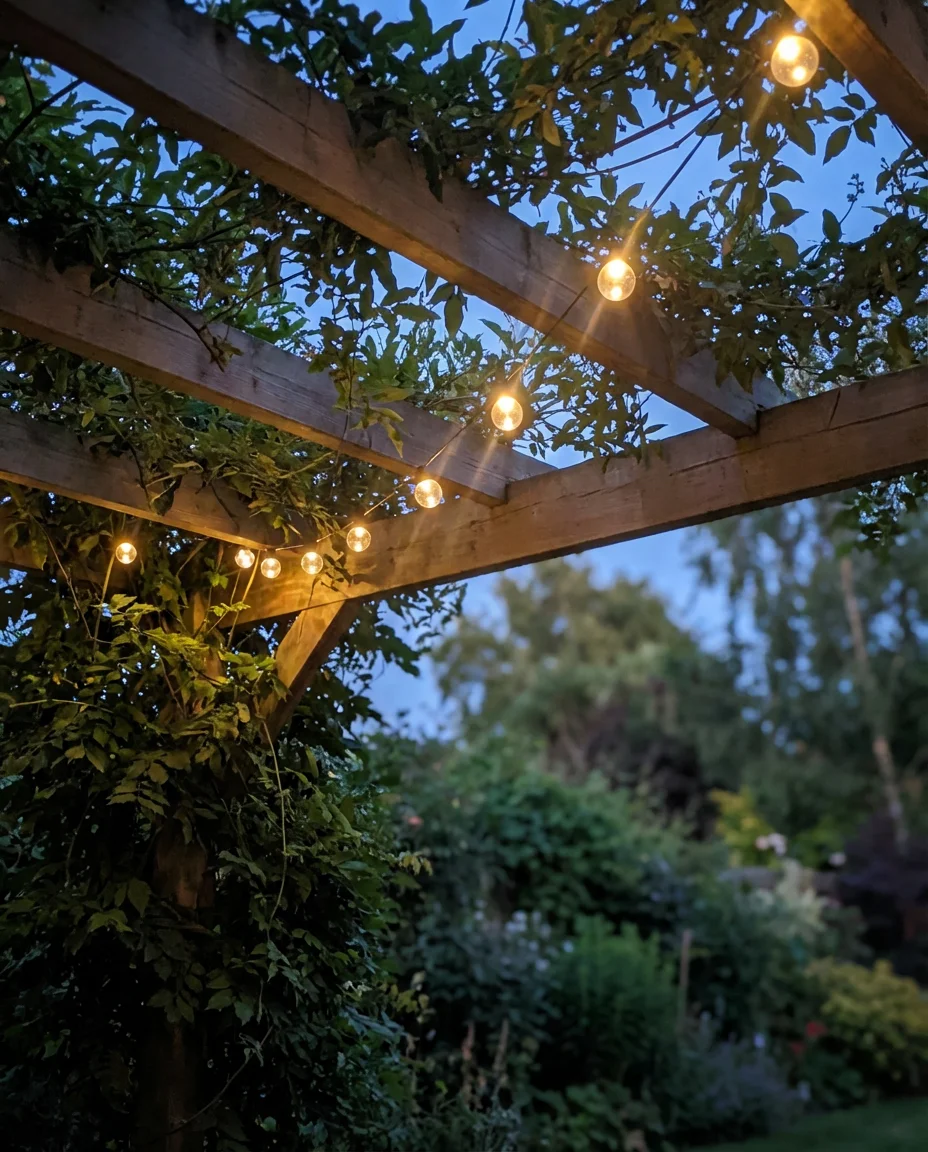 Outdoor Christmas Light Canopy 2