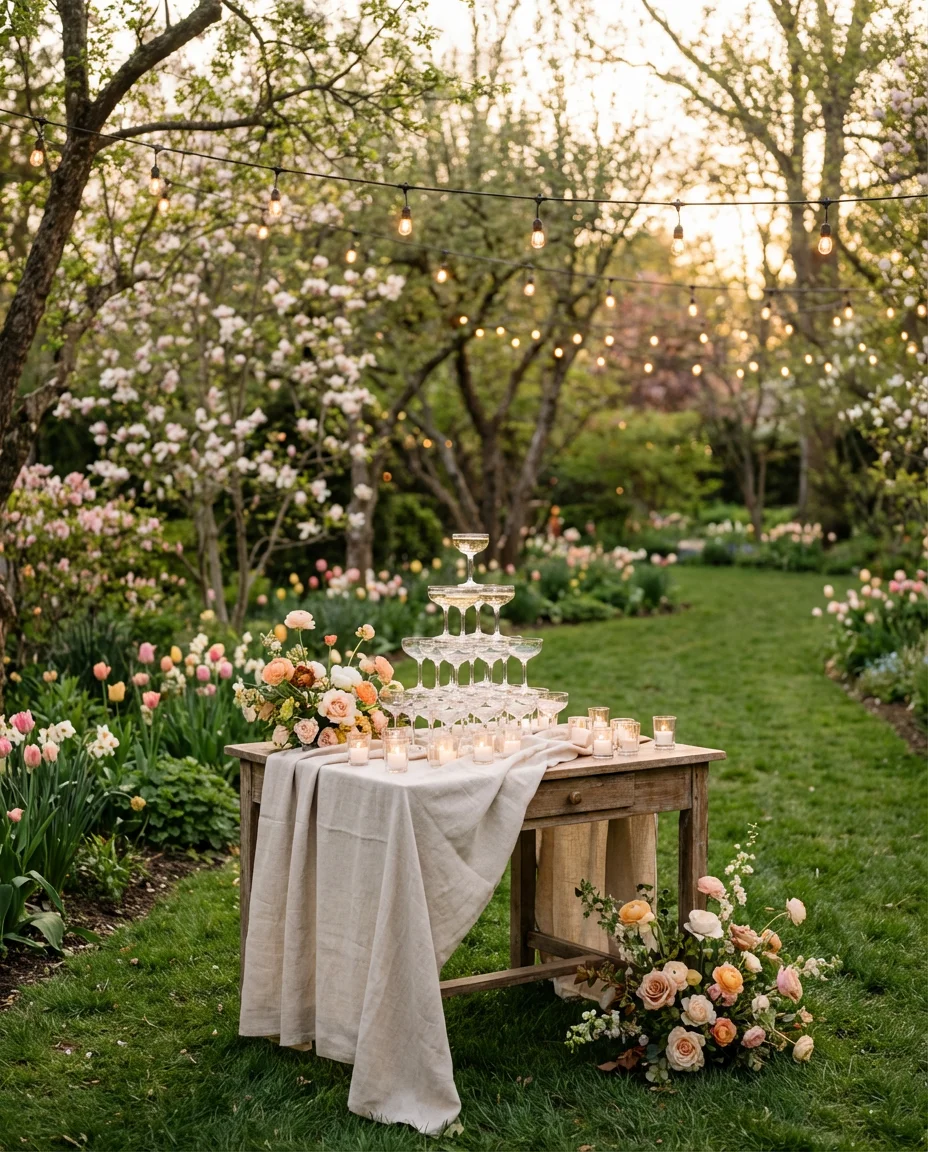 Outdoor Elopement Party Garden 2