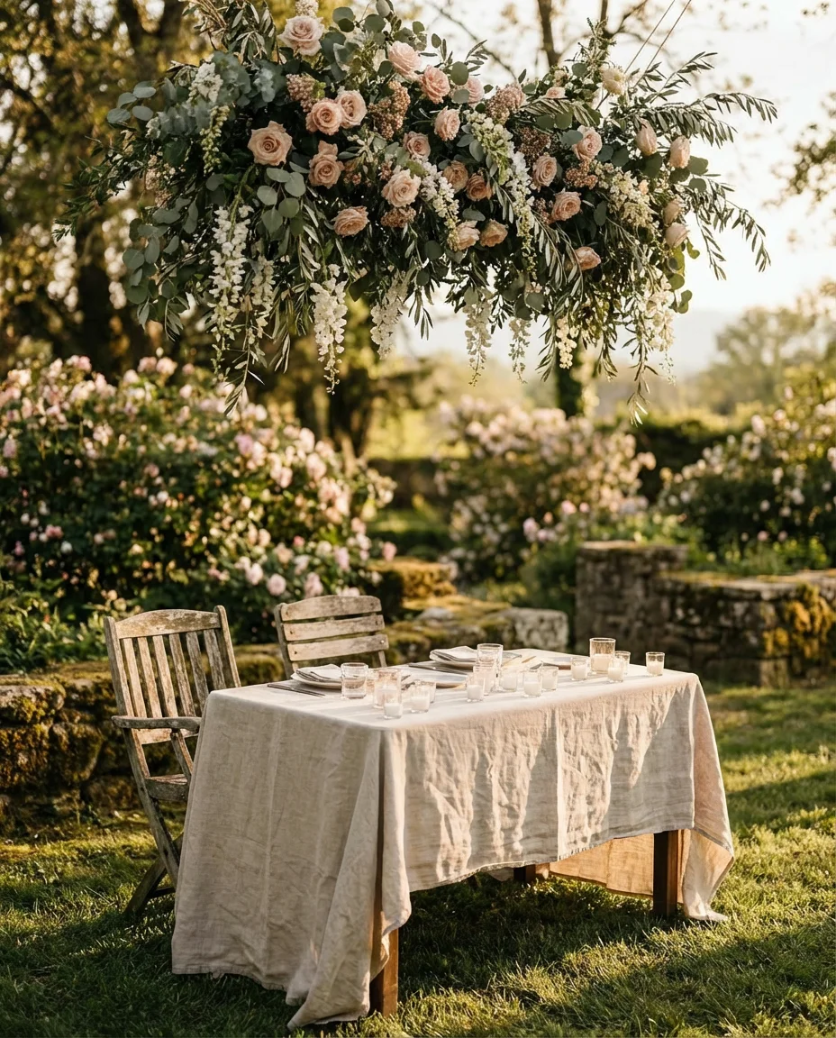 Outdoor Engagement Party Garden 1