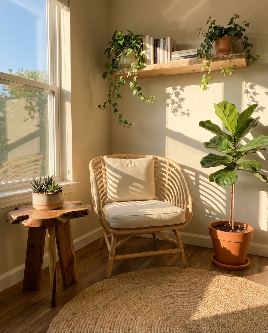 Outdoor-Inspired-Reading-Corner-with-Natural-Elements 1
