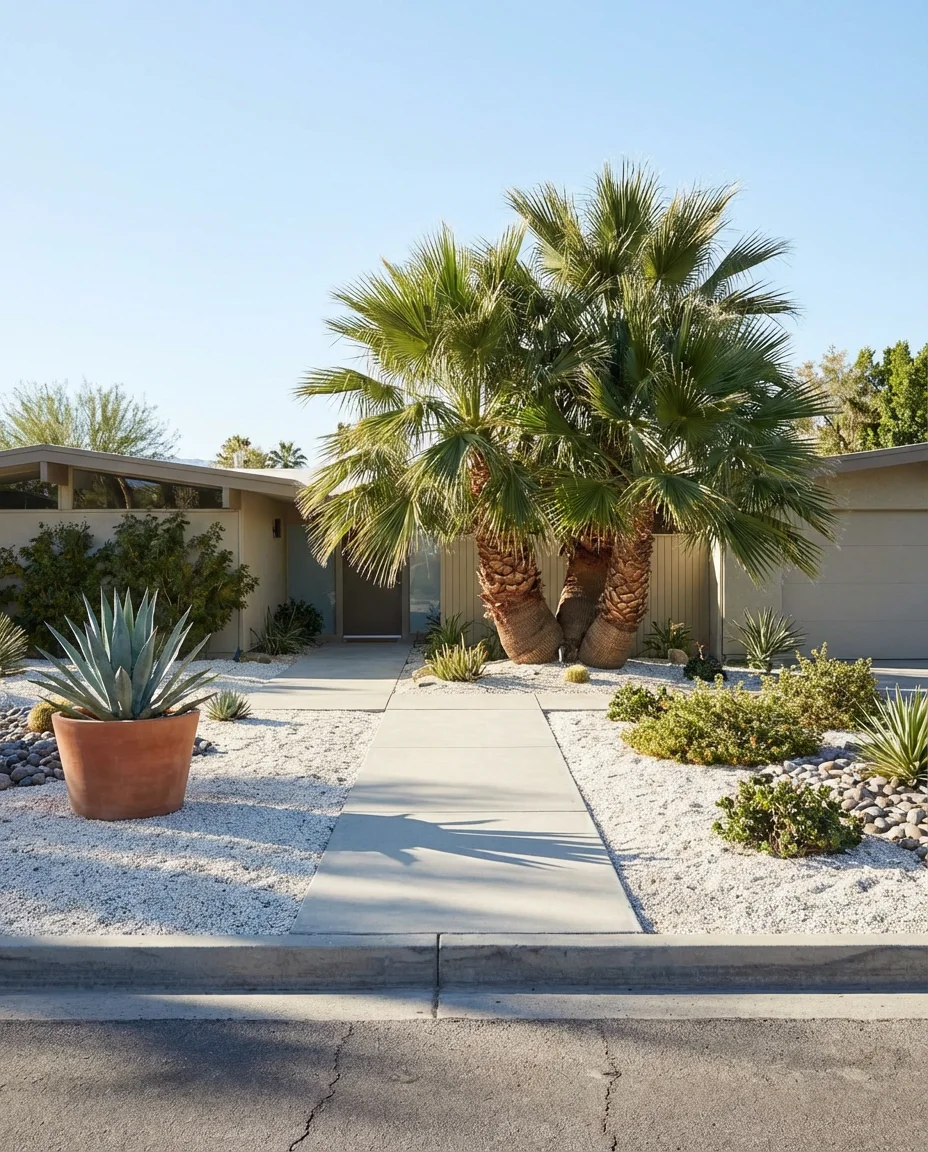 Palm Springs Inspired Desert Front Yard 1
