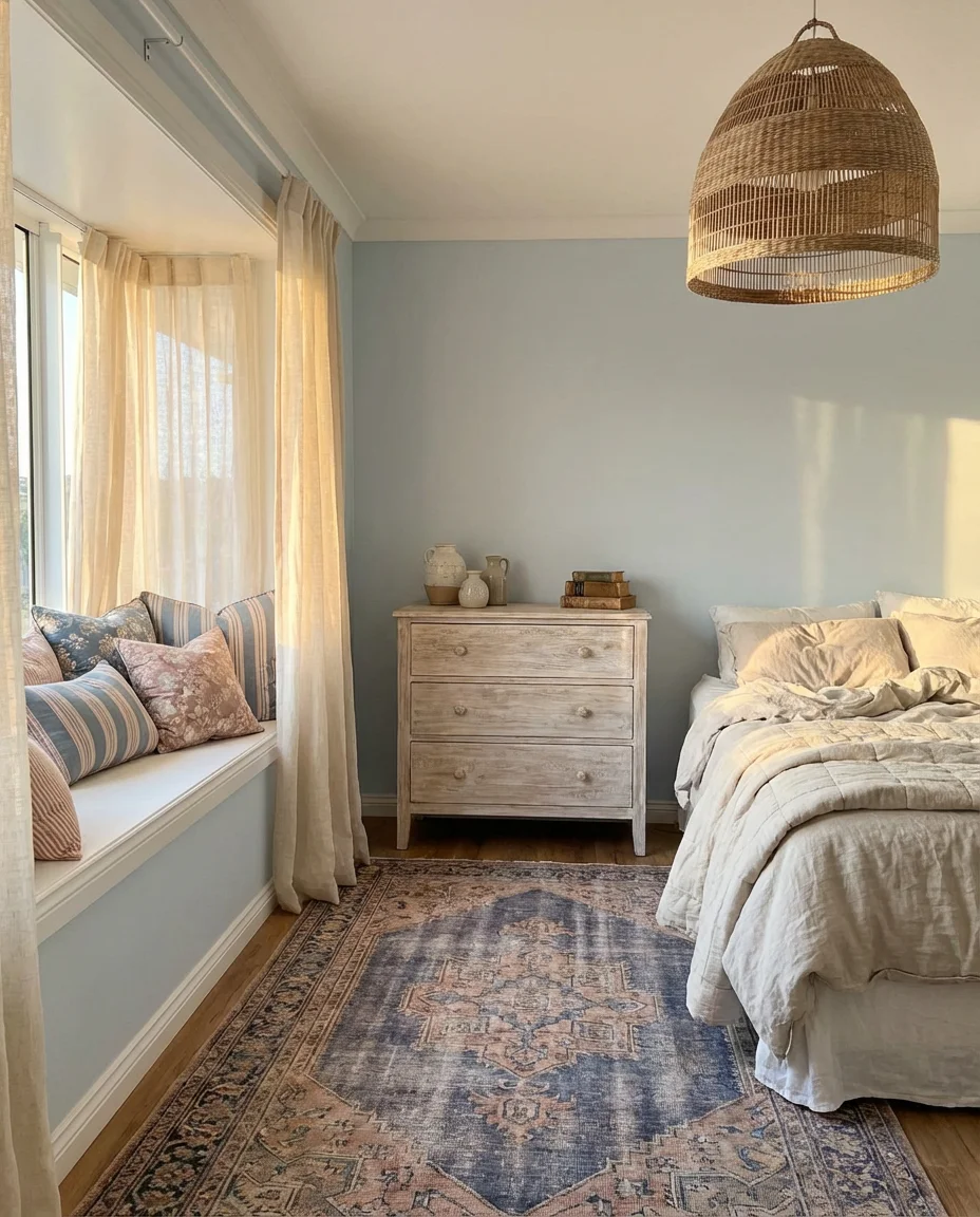 Pink and Blue Coastal Inspired Room 2