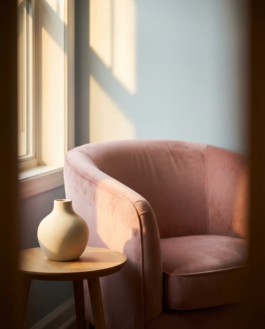 Pink and Blue Playful Feminine Room 2