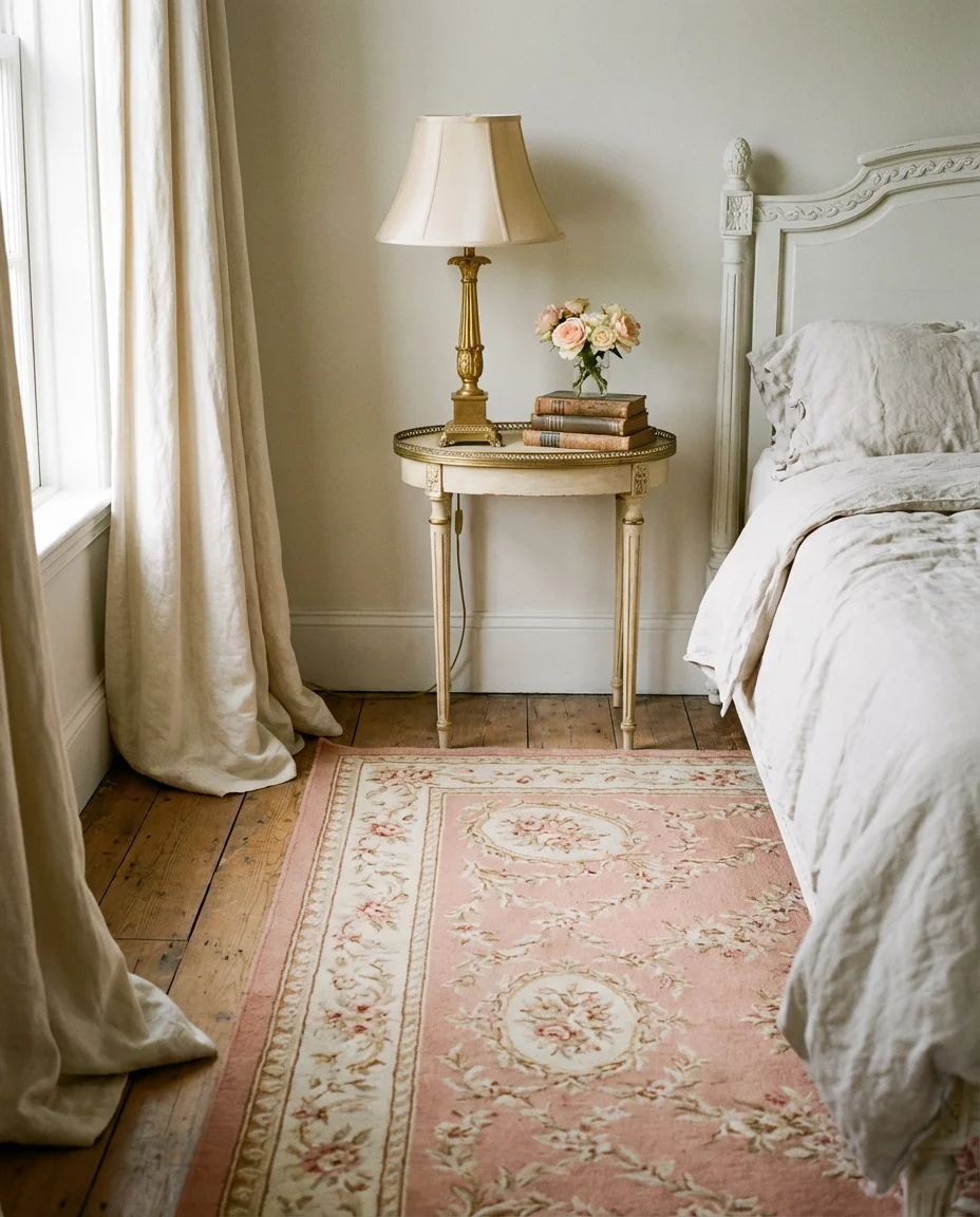 Pink and White French Inspired Bedroom 2