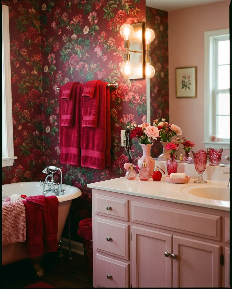 Red and Pink Maximalist Mix 1