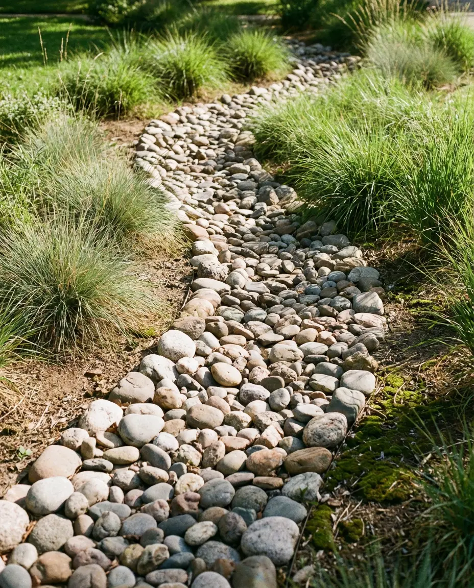 River Rock Dry Creek Bed 1