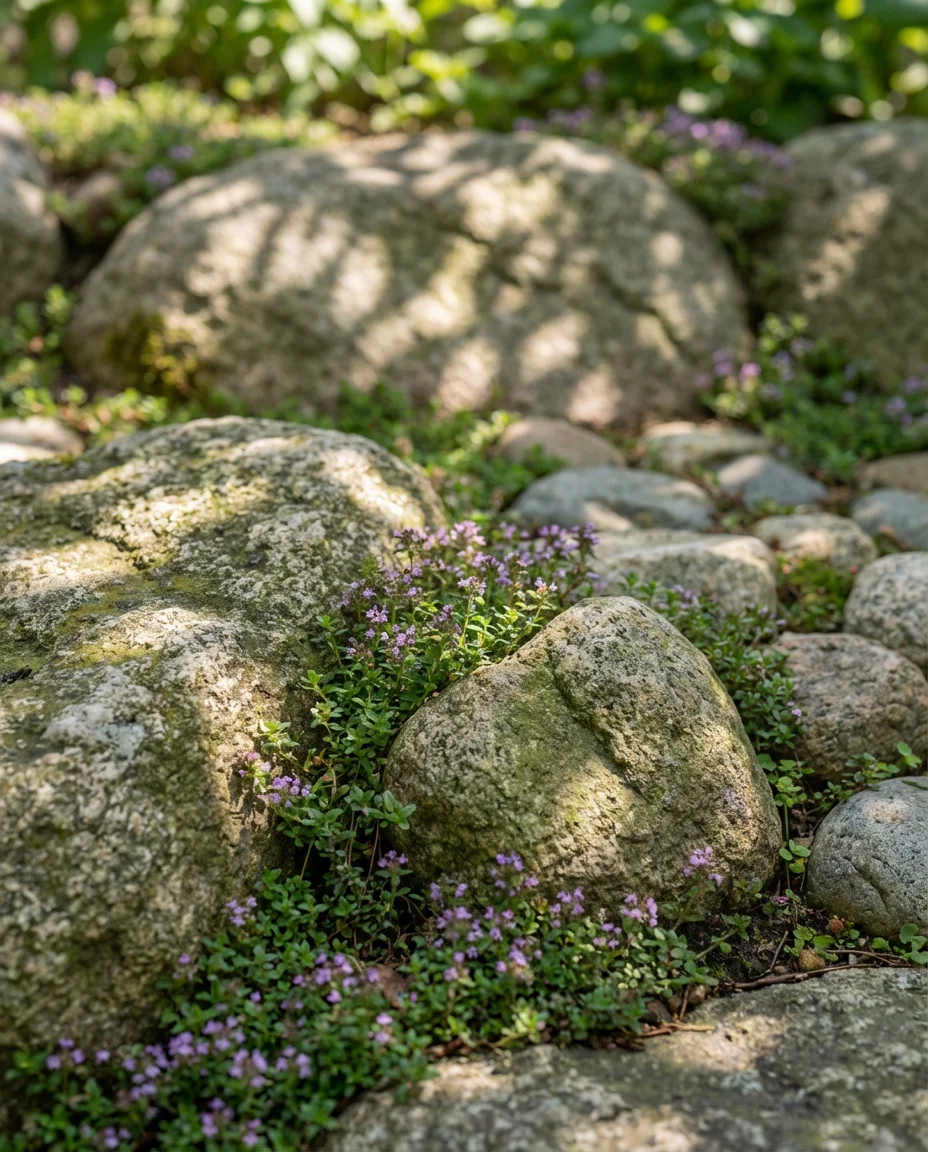 Rock Garden with Ornamental Boulders 2