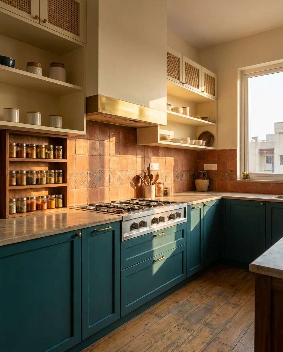 Simple Indian Kitchen With a Modern Twist 1