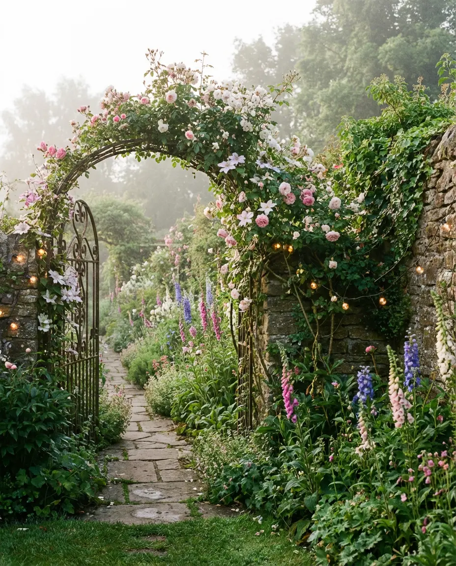 Sims 4-Inspired Fantasy Garden Build 1