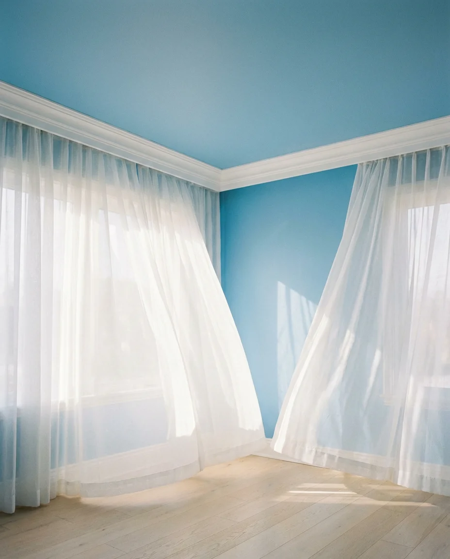 Sky Blue and White Airy Minimalism 2