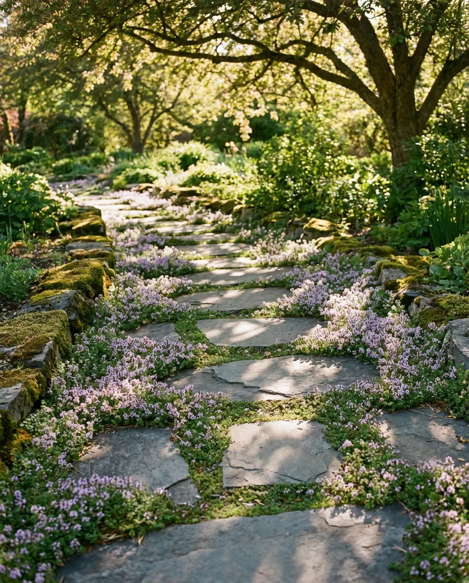 Slate Stepping Stone Garden 1