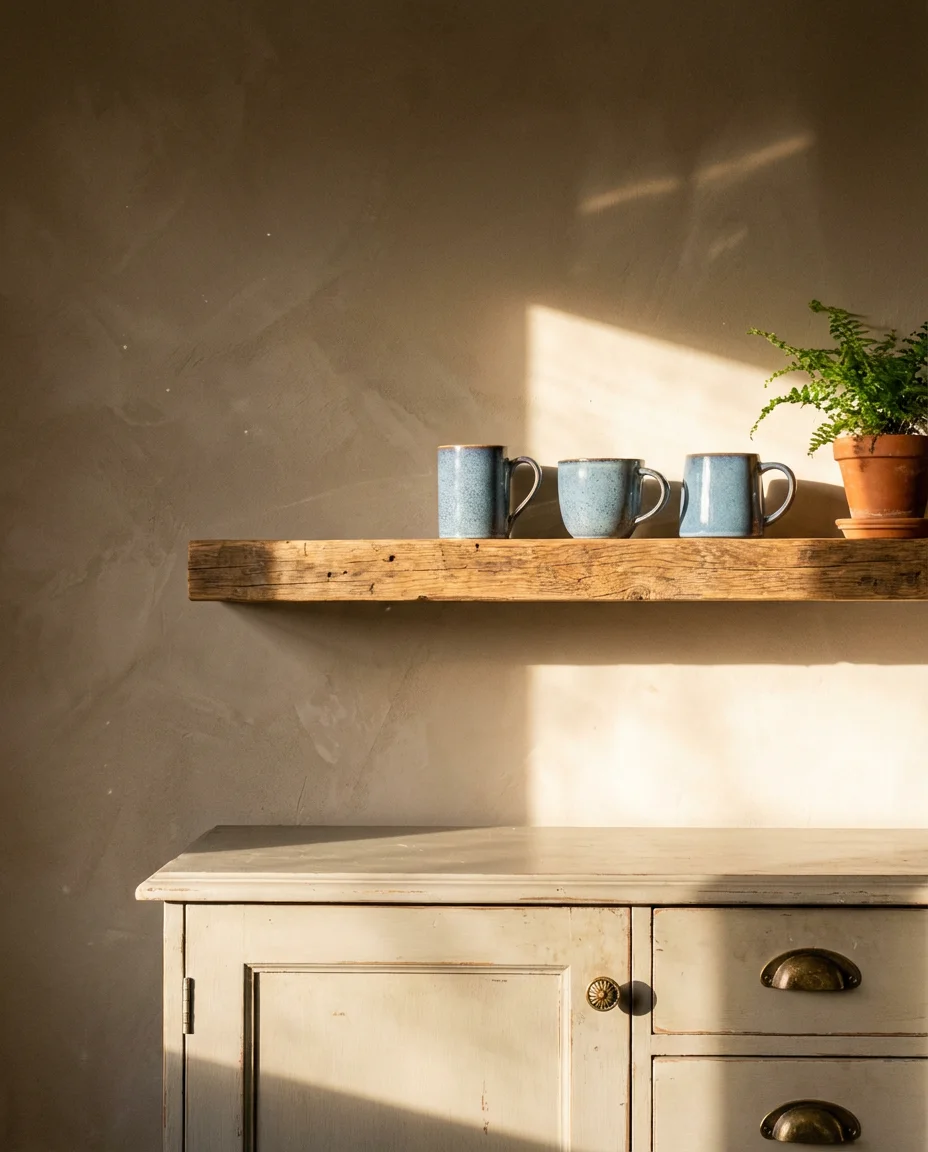 Taupe and Blue Warm Modern Farmhouse 2