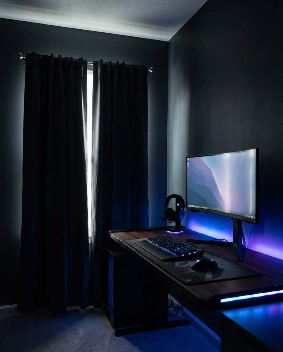 The Moody Dark Cave Setup 1